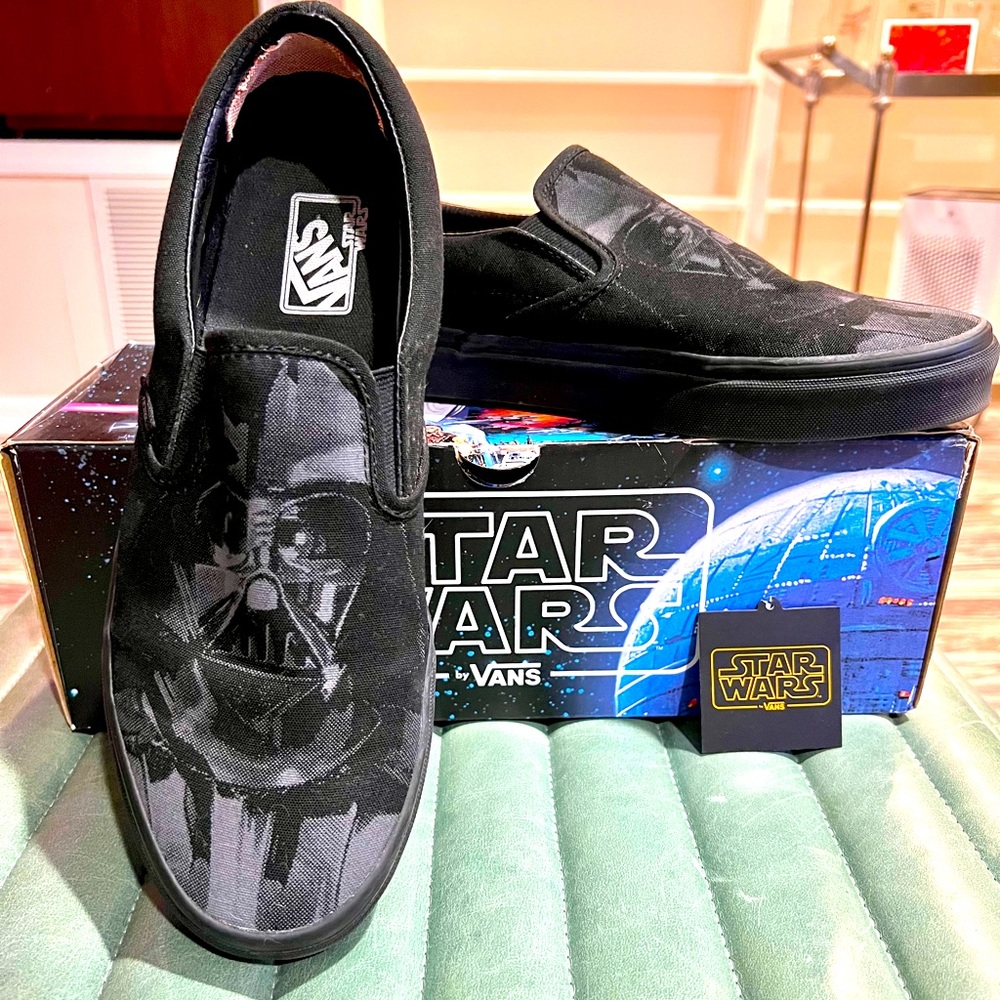 Vans Classic Slip-on Darth Vader Dark Side Lucasfilm Sneakers Size Men’s 9.5